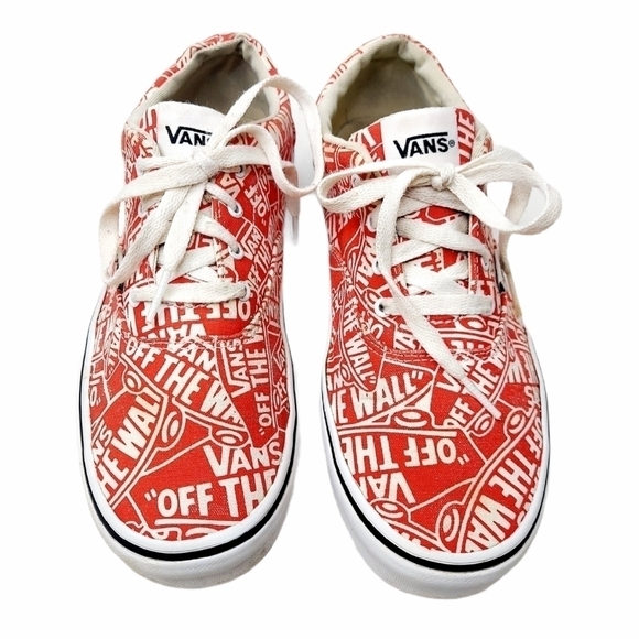 Vans Low Top Graphic Skate Shoe Sz 7.5 / 8 - Picture 1 of 16